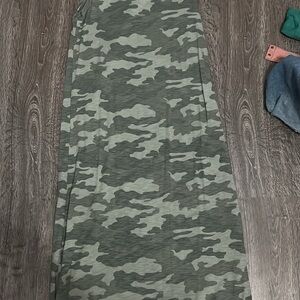 Camo Green Women's maxi dress